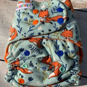 OSFM Day Nappy – Fox Mint/Royal -1090